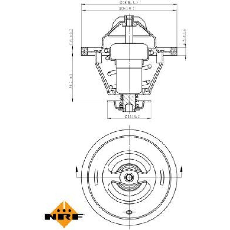 Thermostat, Kühlmittel 725125