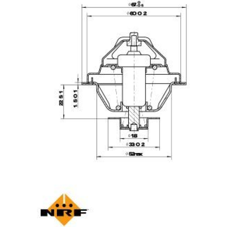 Thermostat, Kühlmittel 725162 Thermostat, Kühlmittel 725162