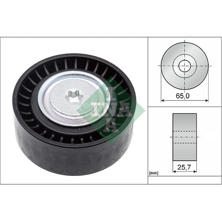 Umlenk-/Führungsrolle, Keilrippenriemen 532 0907 10