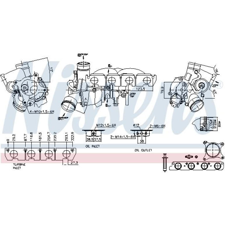 Nissens Turbolader 93196