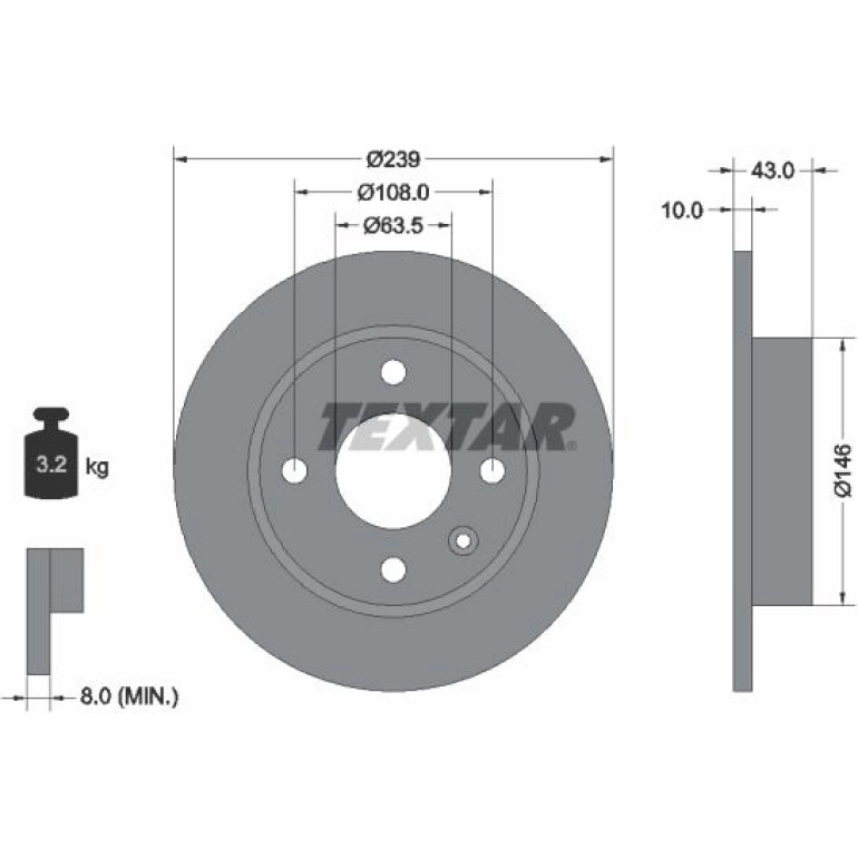 Bremsscheibe 92050900 Bremsscheibe 92050900