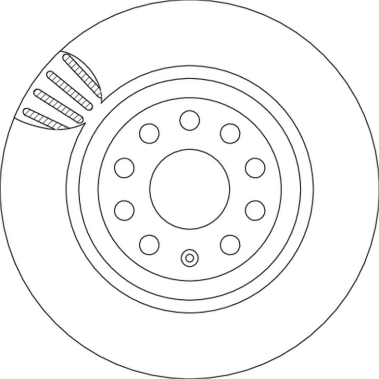 Bremsscheibe DF4754