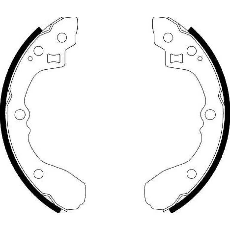 Bremsbackensatz 8DB 355 002-931