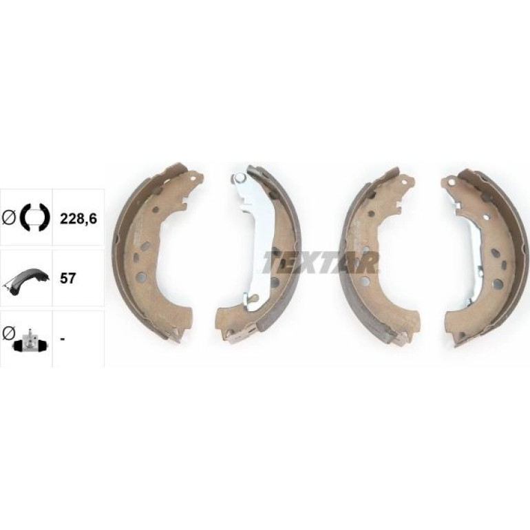 Bremsbackensatz 91061400 Bremsbackensatz 91061400