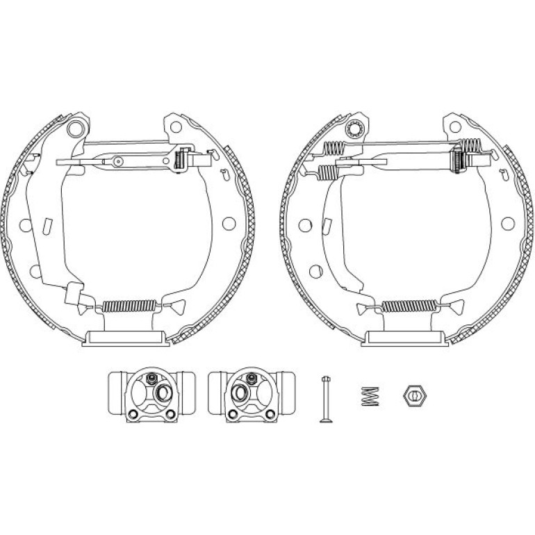 Bremsbackensatz 8DB 355 004-011 Bremsbackensatz 8DB 355 004-011
