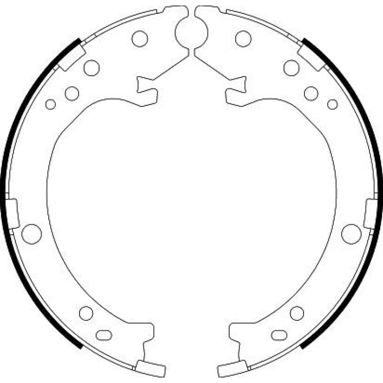 Bremsbackensatz, Feststellbremse 8DA 355 050-171