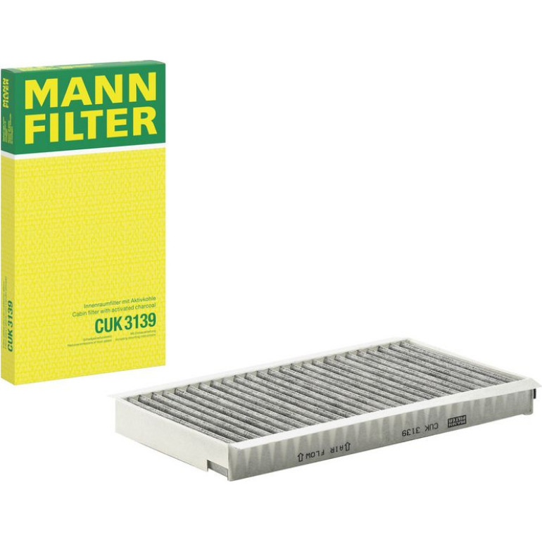 MANN-FILTER CUK 3139 Innenraumfilter, Aktivkohlefilter MANN-FILTER CUK 3139 Innenraumfilter, Aktivkohlefilter