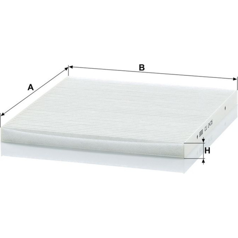 MANN-FILTER CU 2435 Innenraumfilter, Partikelfilter MANN-FILTER CU 2435 Innenraumfilter, Partikelfilter