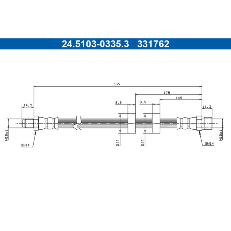 Bremsschlauch 24.5103-0335.3