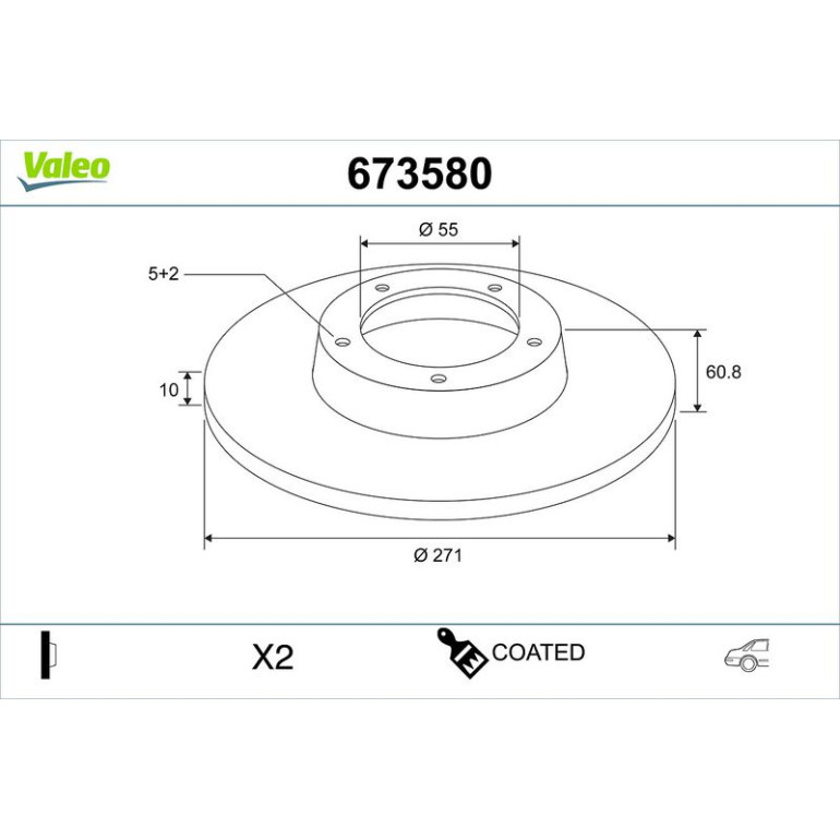 Bremsscheibe 673580