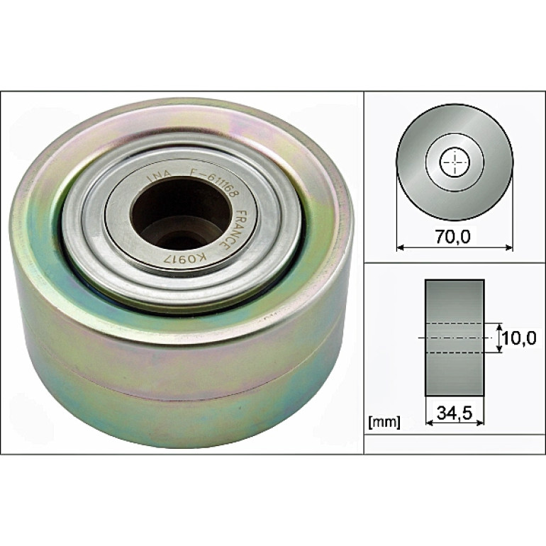 Umlenk-/Führungsrolle, Keilrippenriemen 532 0787 10