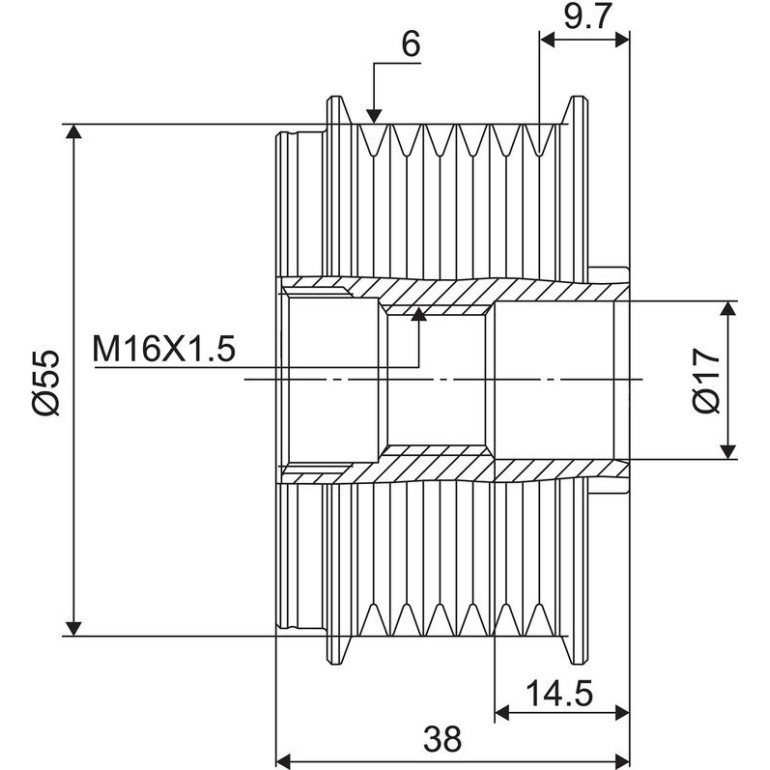 Generatorfreilauf 588134 Generatorfreilauf 588134