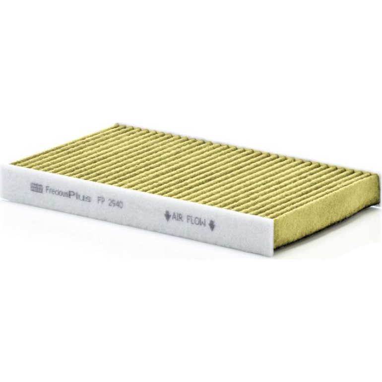 MANN-FILTER FP 2940 Innenraumfilter FreciousPlus Aktivkohlefilter mit Polyphenol, antibakteriell, Feinstaubfilter (PM 2.5) MANN-FILTER FP 2940 Innenraumfilter FreciousPlus Aktivkohlefilter mit Polyphenol, antibakteriell, Feinstaubfilter (PM 2.5)