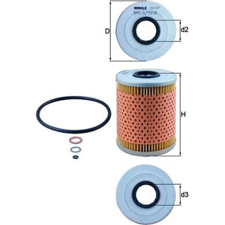 Ölfilter OX 187D Ölfilter OX 187D