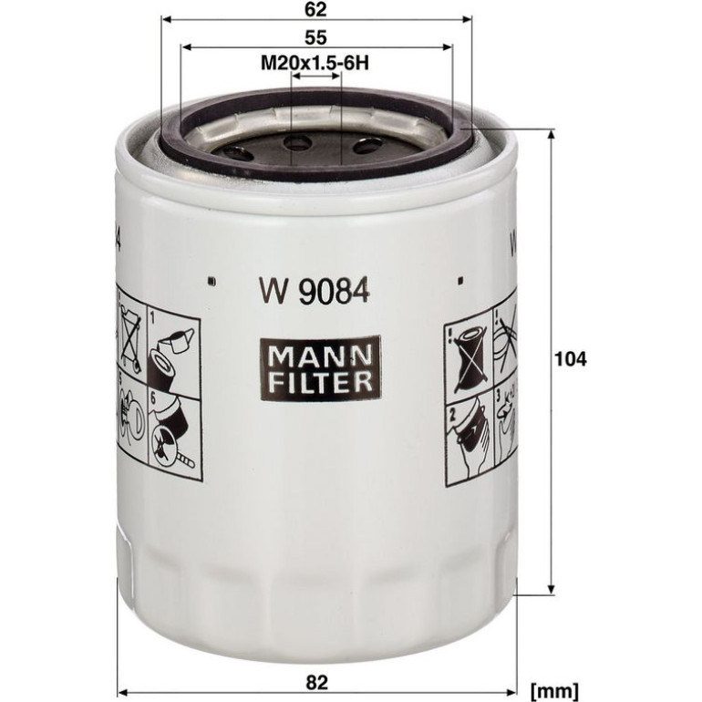 Ölfilter W 9084 Ölfilter W 9084