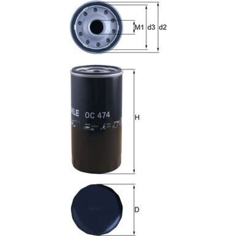 Ölfilter OC 474 Ölfilter OC 474