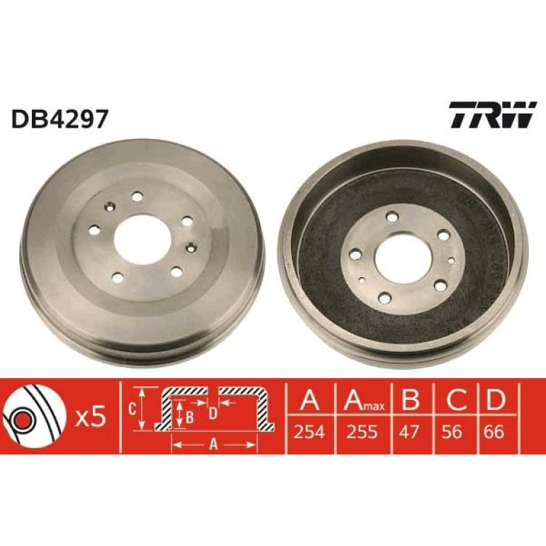 Bremstrommel DB4297