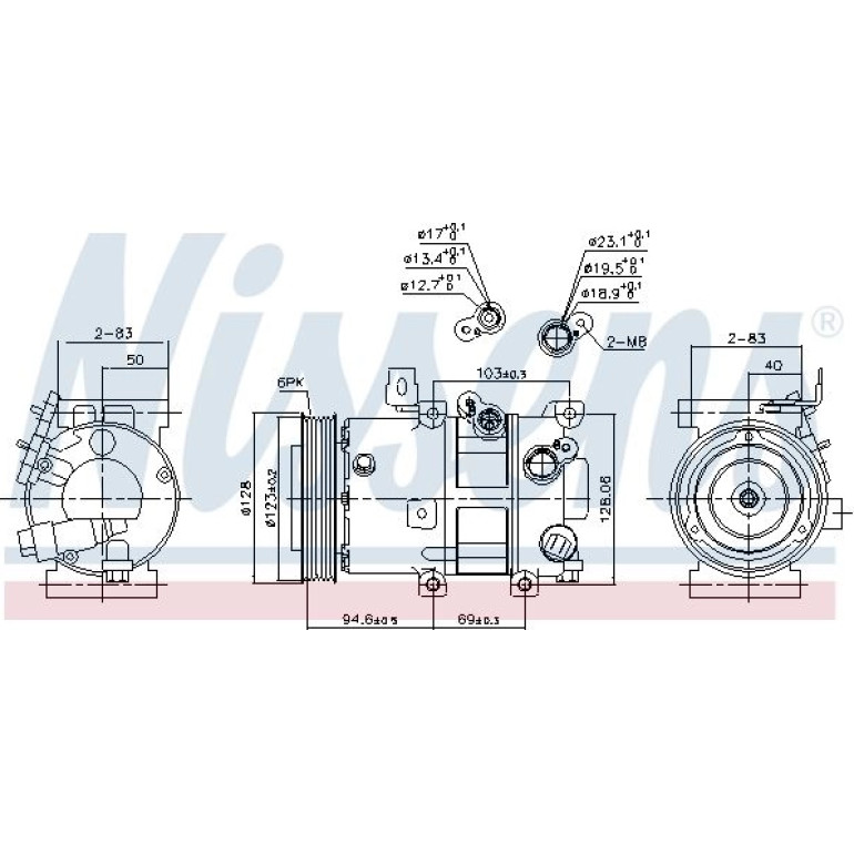 Kompressor, Klimaanlage 890430 Kompressor, Klimaanlage 890430