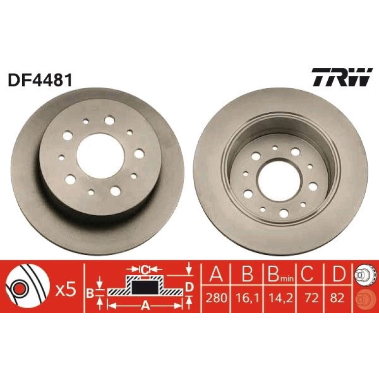 Bremsscheibe DF4481