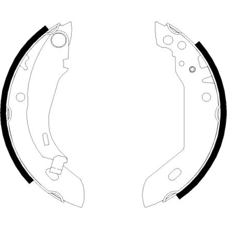 Bremsbackensatz 8DB 355 000-651 Bremsbackensatz 8DB 355 000-651