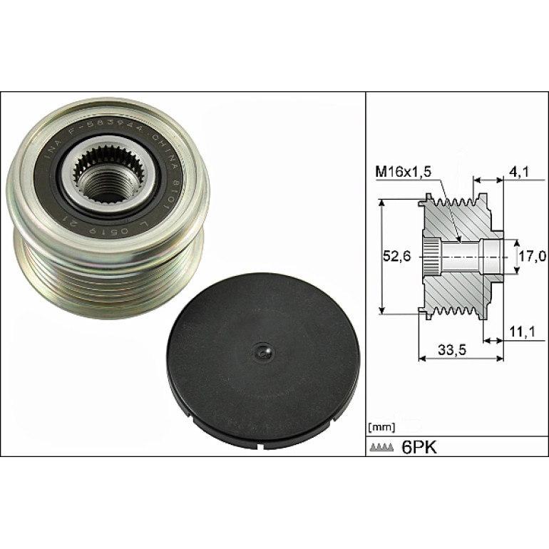 Generatorfreilauf 535 0025 10 Generatorfreilauf 535 0025 10