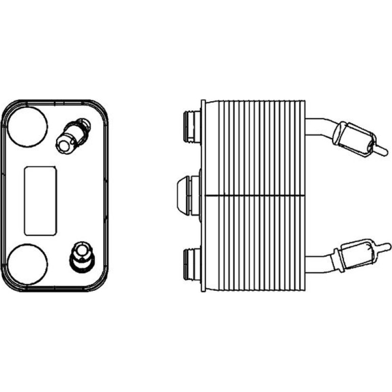 Ölkühler, Automatikgetriebe CLC 166 000P Ölkühler, Automatikgetriebe CLC 166 000P