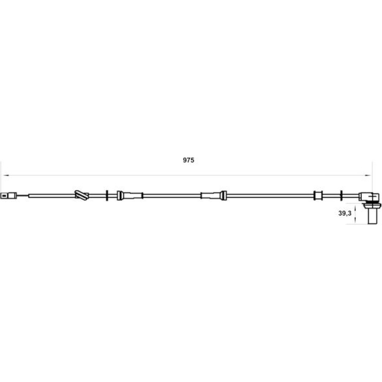 Sensor, Raddrehzahl 0 986 594 005 Sensor, Raddrehzahl 0 986 594 005