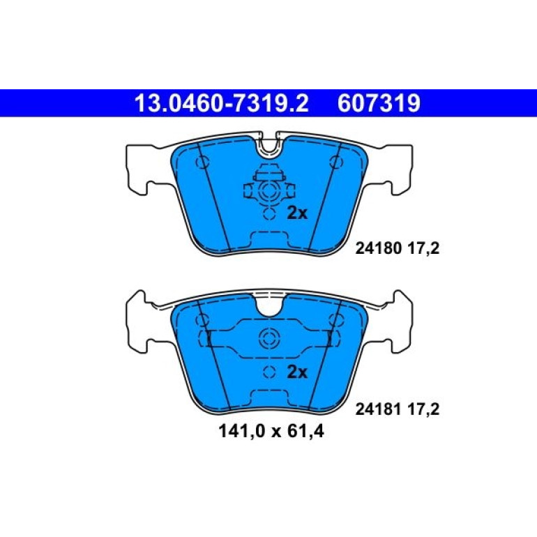 Bremsbelagsatz, Scheibenbremse 13.0460-7319.2 Bremsbelagsatz, Scheibenbremse 13.0460-7319.2