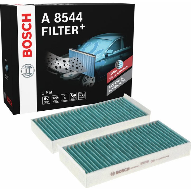 BOSCH 0 986 628 544 Innenraumfilter FILTER+ BOSCH 0 986 628 544 Innenraumfilter FILTER+