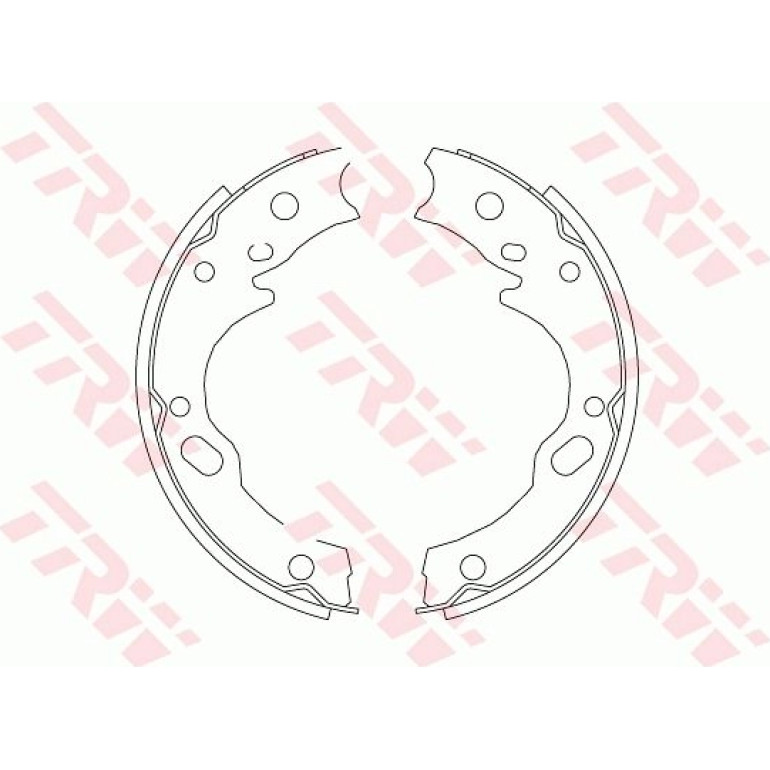 Bremsbackensatz, Feststellbremse GS7169 Bremsbackensatz, Feststellbremse GS7169