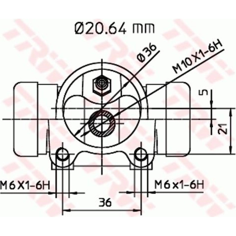 Radbremszylinder BWF112 Radbremszylinder BWF112