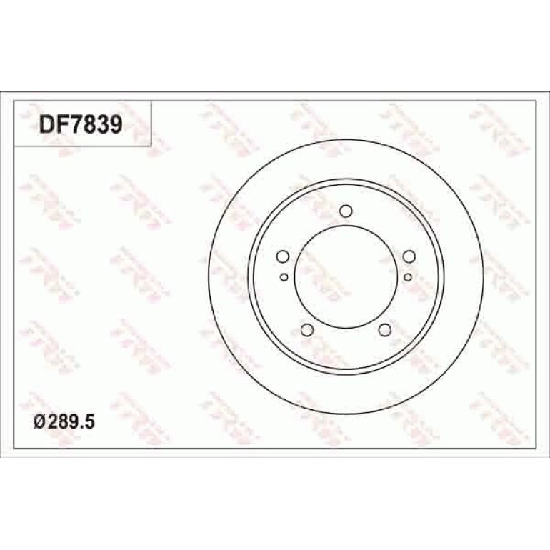 Bremsscheibe DF7839