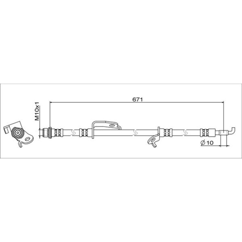 Bremsschlauch 4111679 Bremsschlauch 4111679