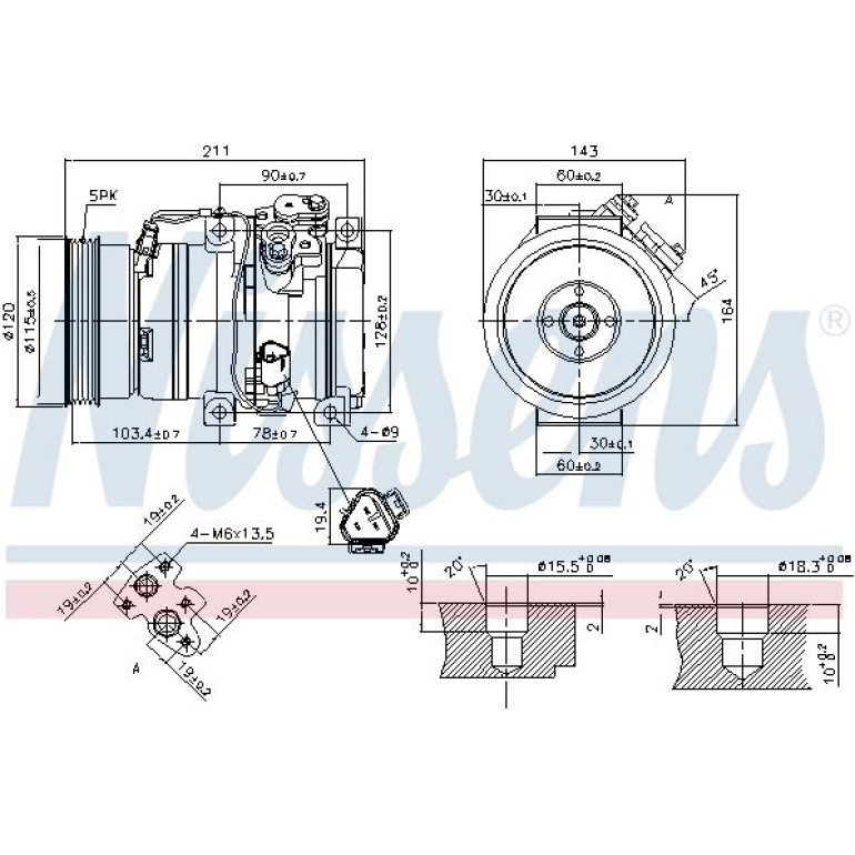 Kompressor, Klimaanlage 890066 Kompressor, Klimaanlage 890066