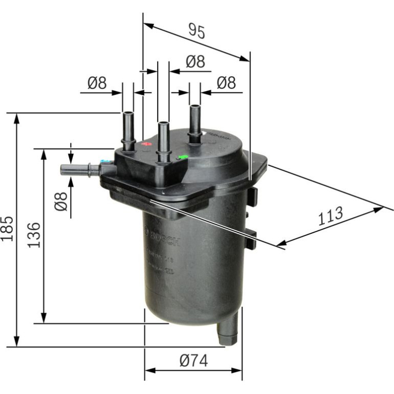 Kraftstofffilter 0 450 907 013