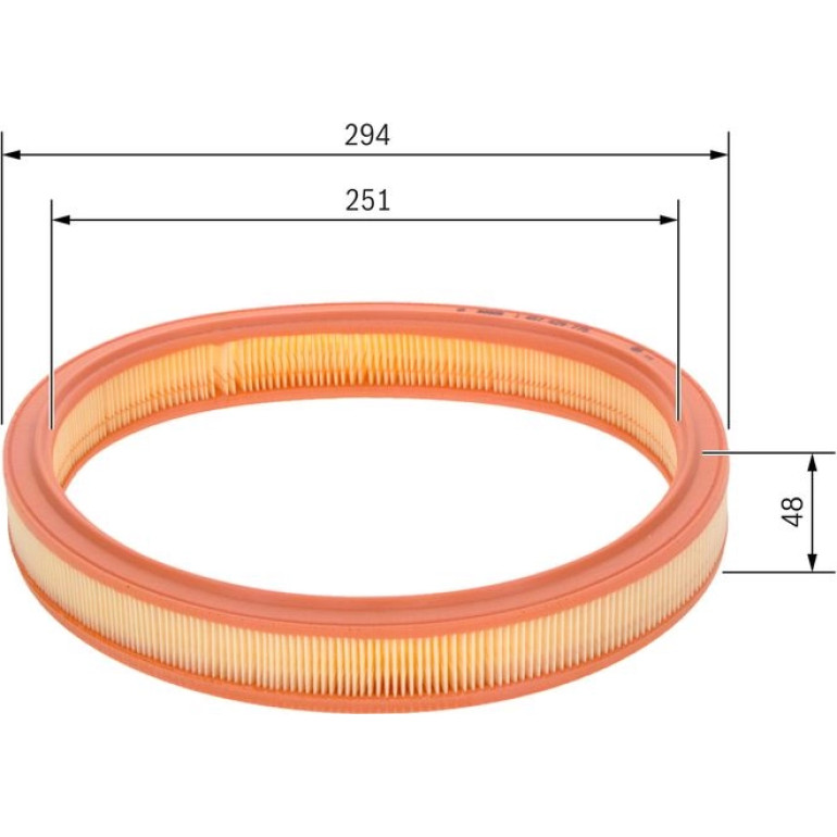 BOSCH 1 457 429 775 Luftfilter BOSCH 1 457 429 775 Luftfilter