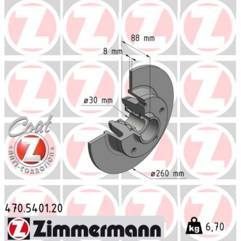 Bremsscheibe 470.5401.20