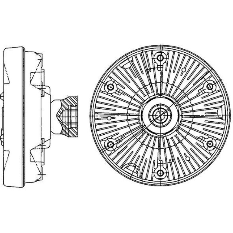 Kupplung, Kühlerlüfter CFC 224 000P Kupplung, Kühlerlüfter CFC 224 000P