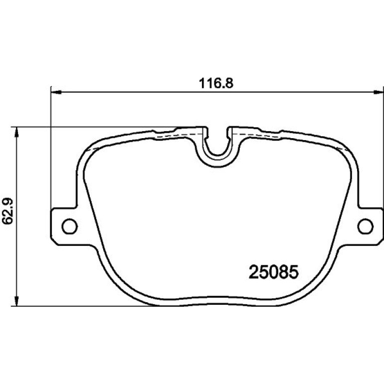 Bremsbelagsatz, Scheibenbremse 8DB 355 015-451 Bremsbelagsatz, Scheibenbremse 8DB 355 015-451