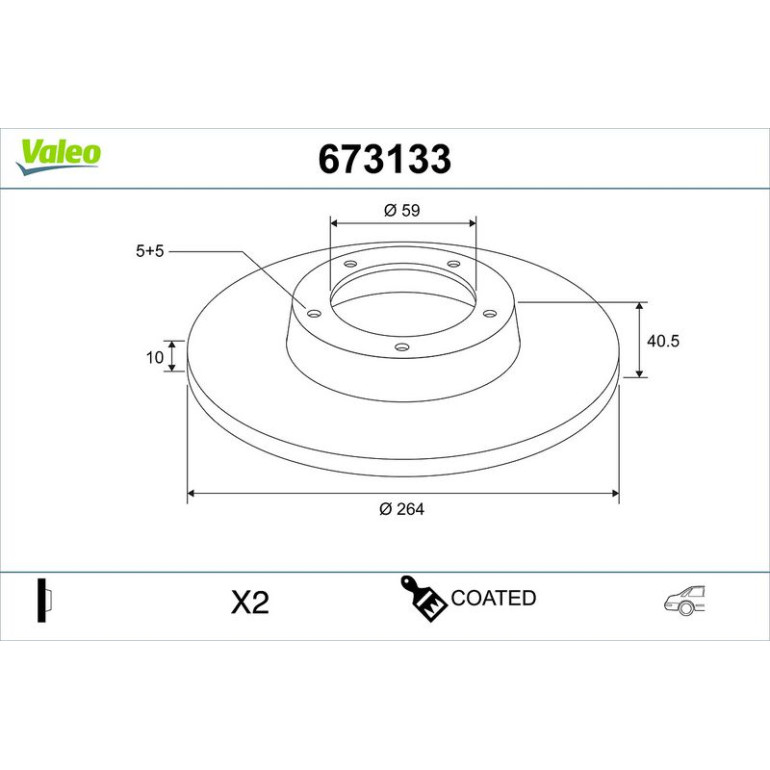 Bremsscheibe 673133