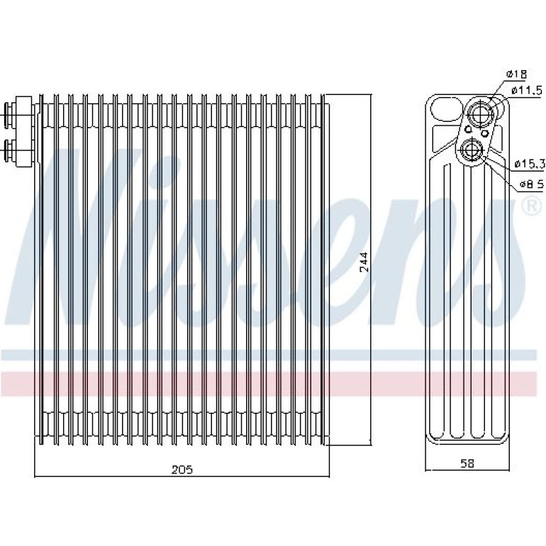 Verdampfer, Klimaanlage 92302 Verdampfer, Klimaanlage 92302