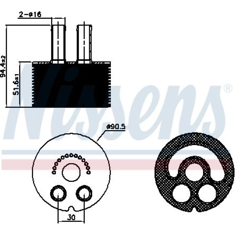 Ölkühler, Motoröl 90935 Ölkühler, Motoröl 90935
