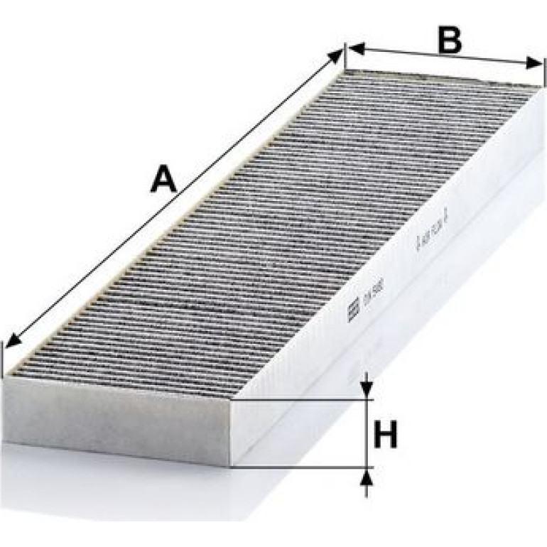 MANN-FILTER CUK 5480 Innenraumfilter, Aktivkohlefilter MANN-FILTER CUK 5480 Innenraumfilter, Aktivkohlefilter