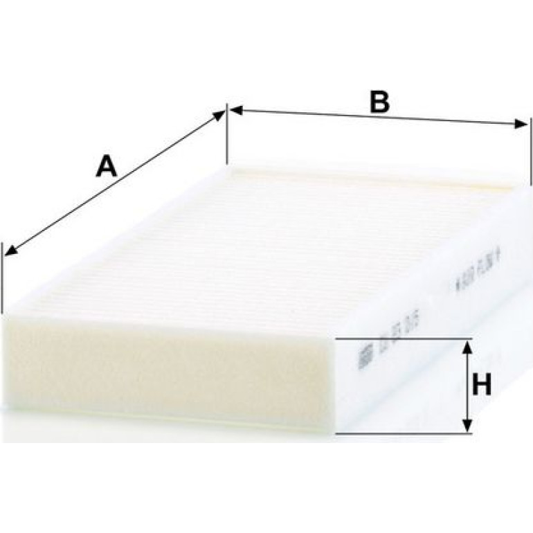 MANN-FILTER CU 23 015-2 Innenraumfilter, Partikelfilter MANN-FILTER CU 23 015-2 Innenraumfilter, Partikelfilter