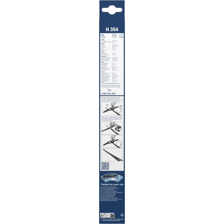 BOSCH H 354 Scheibenwischer Rear 3 397 011 433