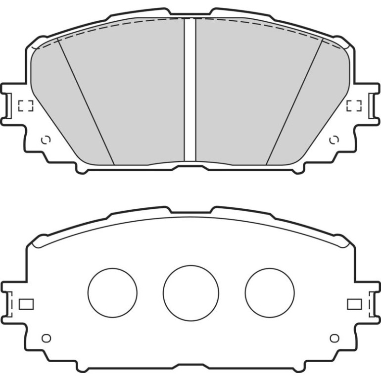 Bremsbelagsatz, Scheibenbremse 302687