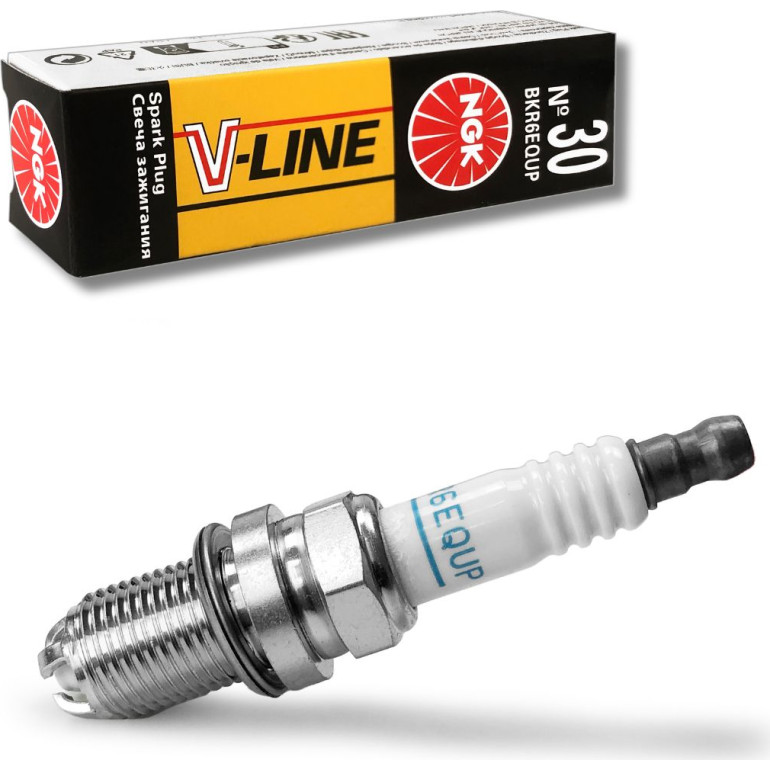 NGK V-Line 6343 Zündkerze M14 x 1,25, Schlüsselweite: 16 mm NGK V-Line 6343 Zündkerze M14 x 1,25, Schlüsselweite: 16 mm