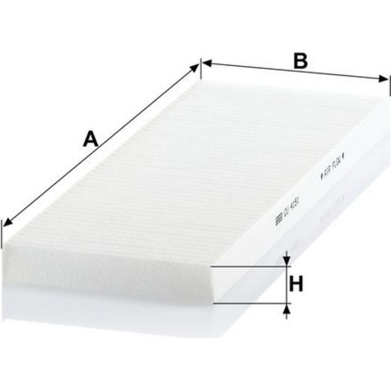 MANN-FILTER CU 4151 Innenraumfilter, Partikelfilter MANN-FILTER CU 4151 Innenraumfilter, Partikelfilter