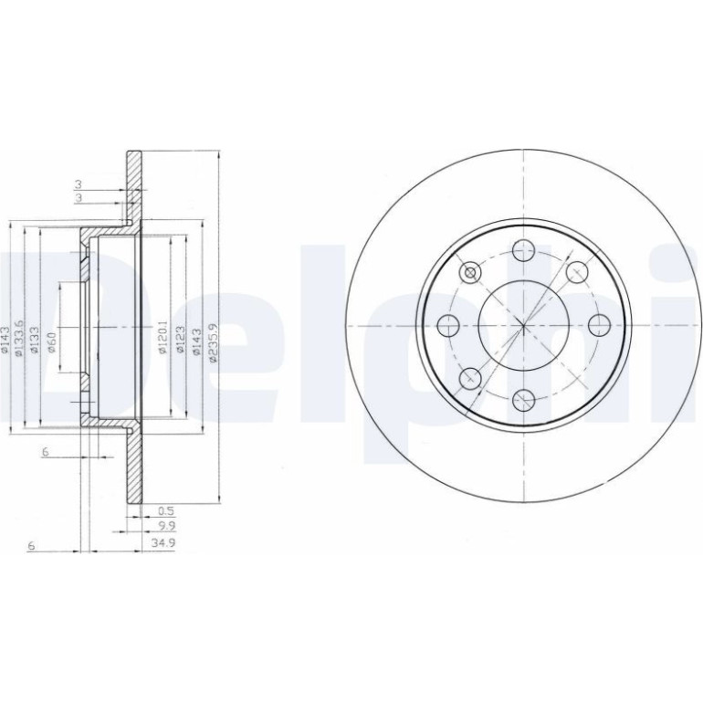 Bremsscheibe BG2149