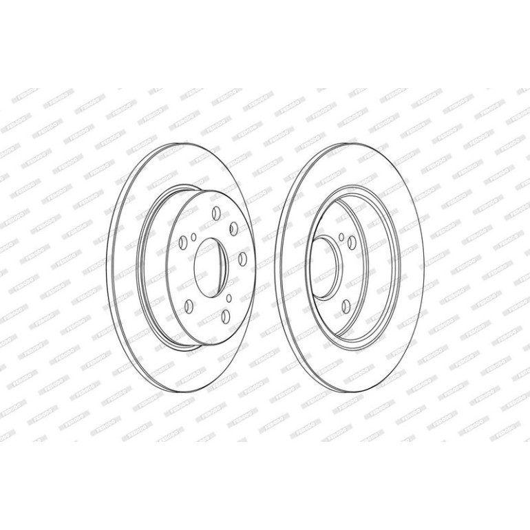 Bremsscheibe DDF2493C